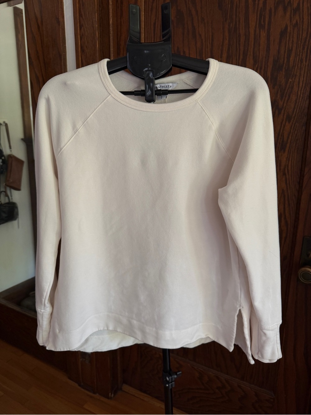 Athleta Women's Cream Coaster Luxe Lightweight Sweatshirt